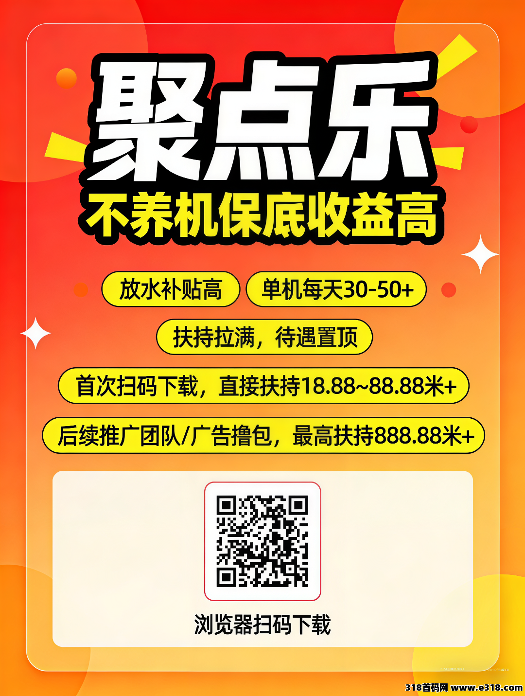 首码聚点乐：零撸广告新风口，高额扶持开启财富新通道，不养机保底收益高，玩法教程免费送！
