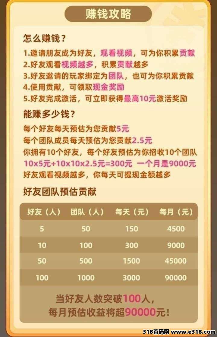 财神小剧01，首码零撸短剧广告赚，保底收益高，不养机
