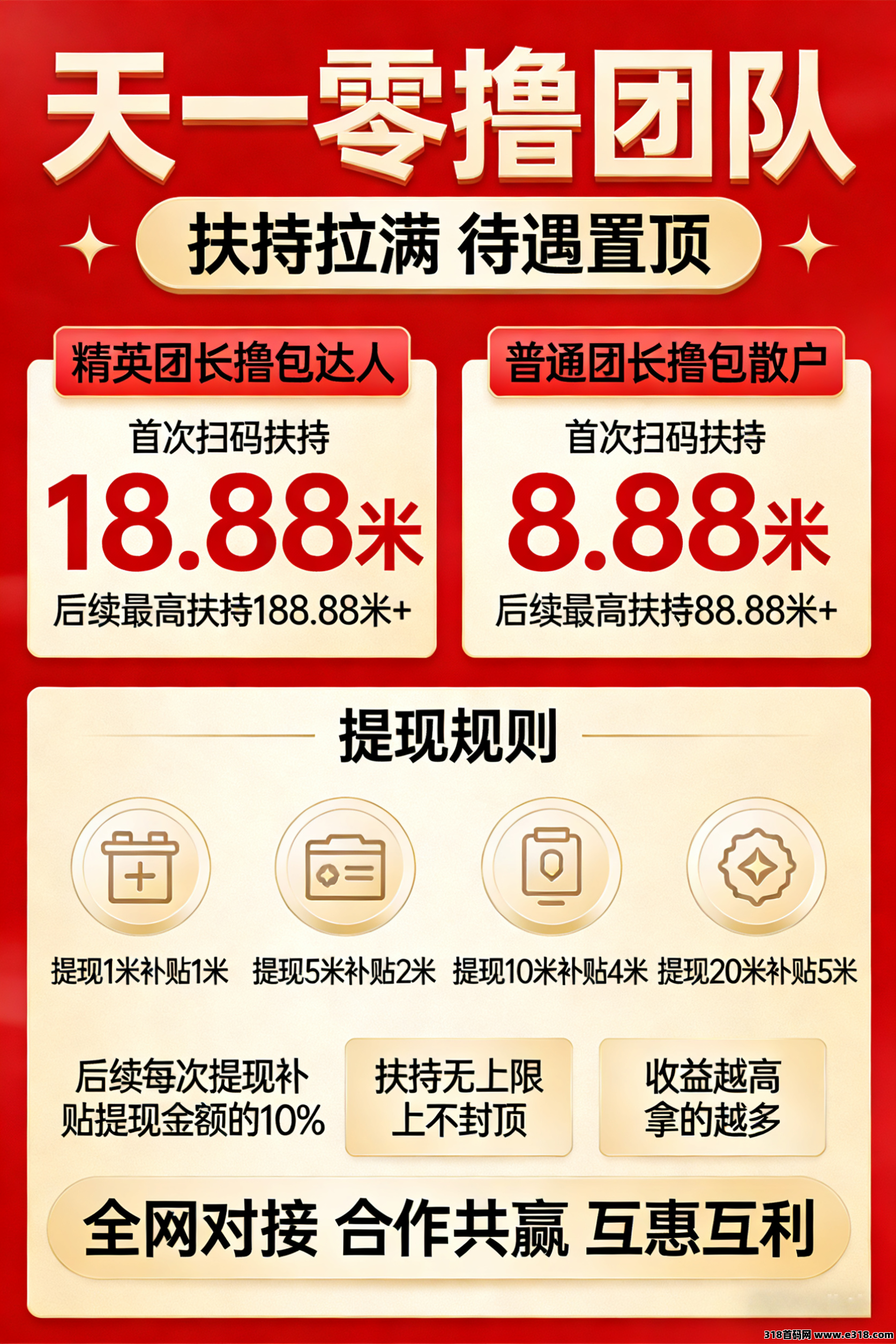 首码金彩魔方，零撸广告赚，不养机保底收益高