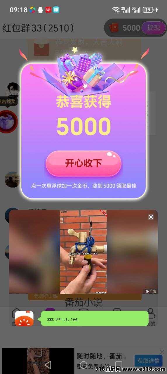 红尾鹤首码零撸广告，不养机保底收益高，全天大放水，独创团队团队**模式