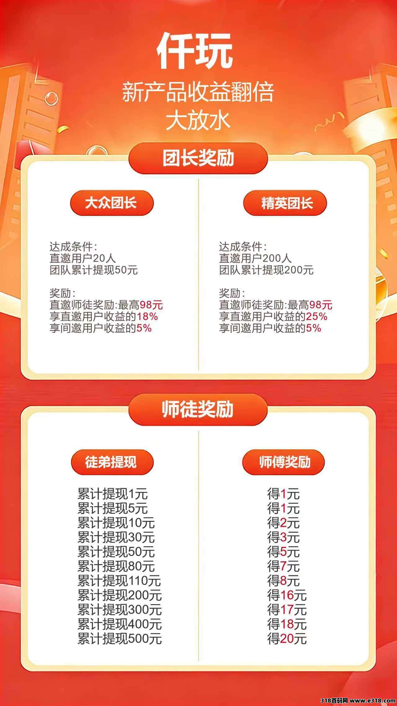 首码仟玩，下载高额扶持，不养机保底收益高