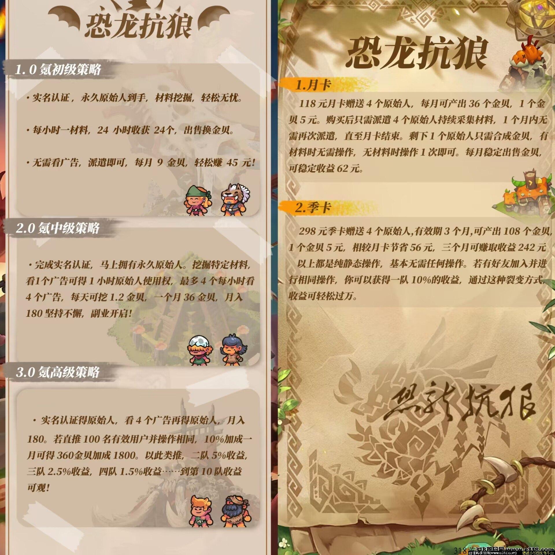 恐龙抗狼首码，注册送原始人刚出一秒，大致玩法介绍